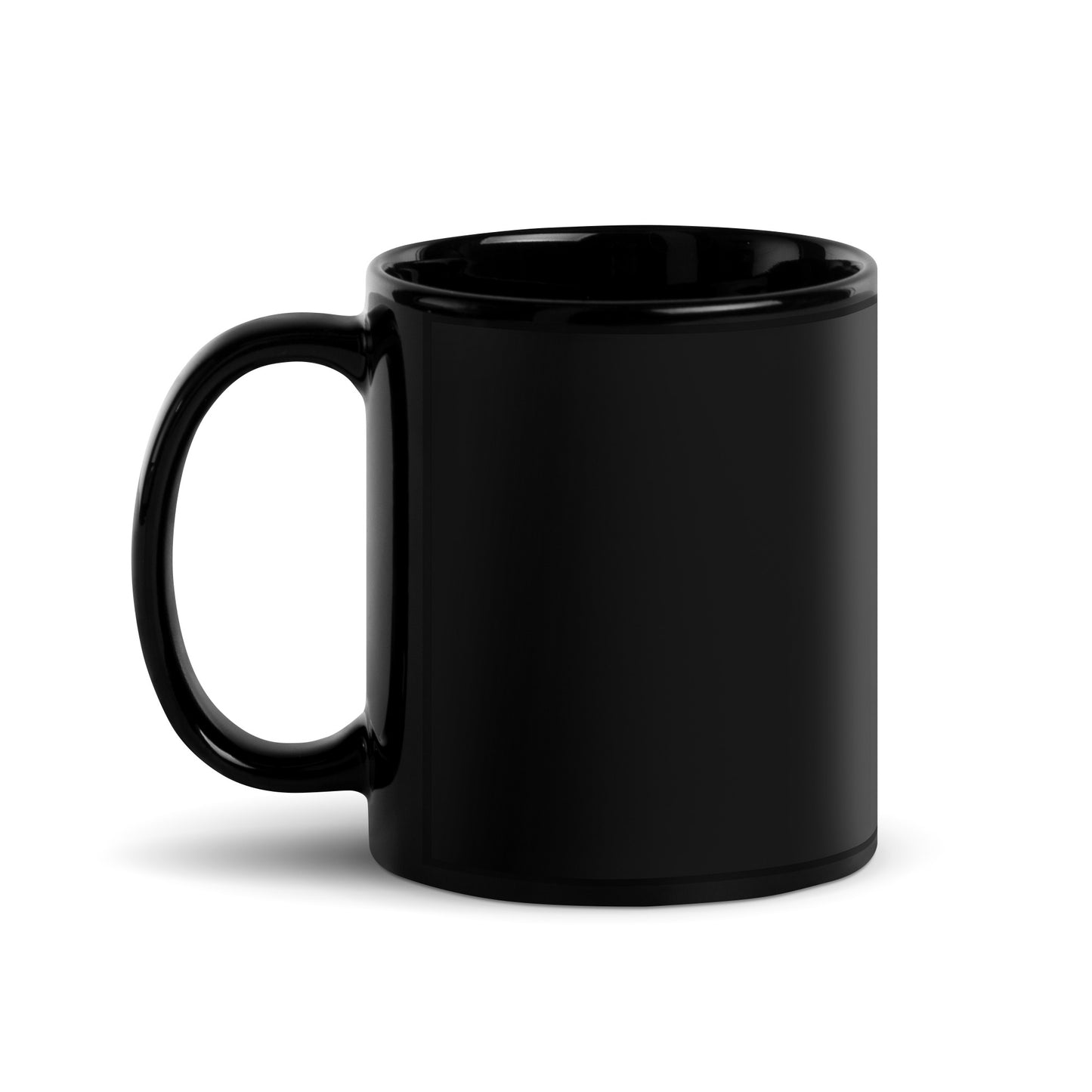 You Are The Wealth Black Glossy Mug