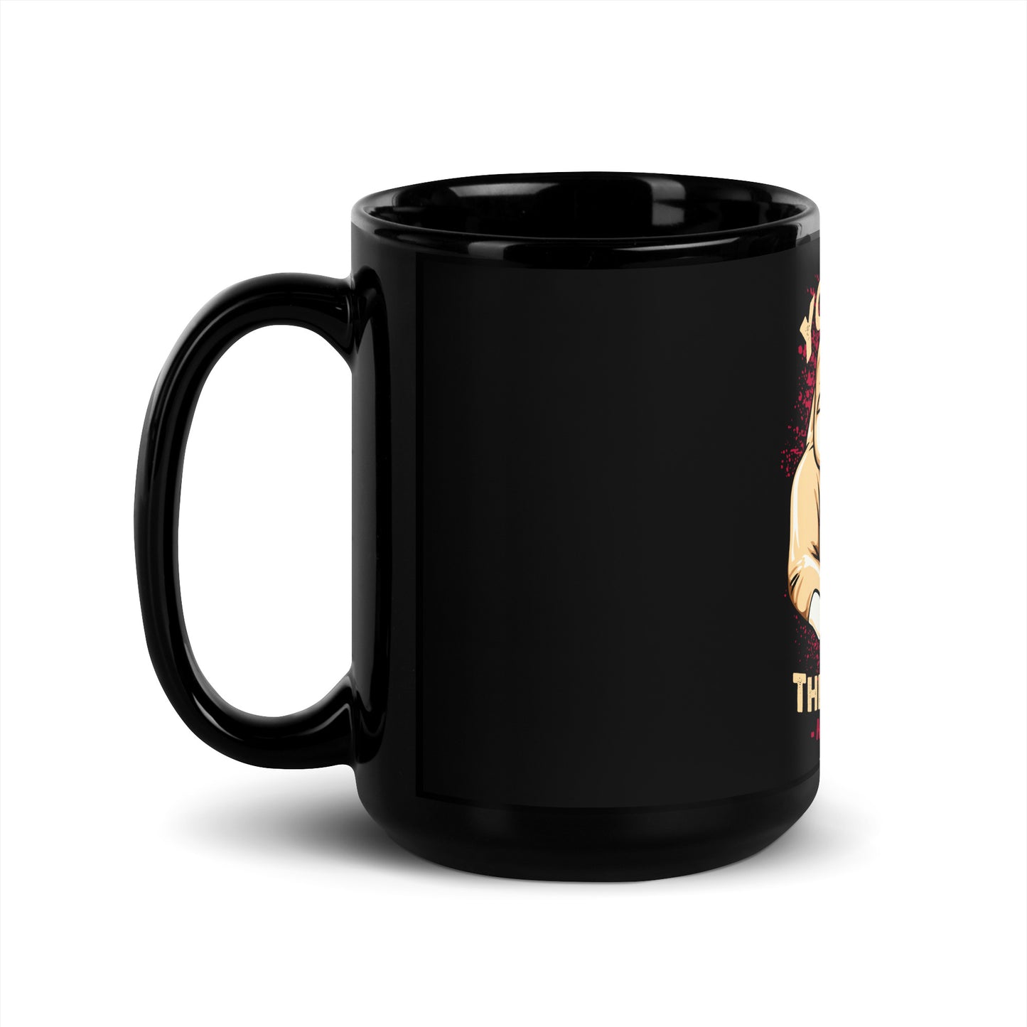 You Are The Wealth Black Glossy Mug