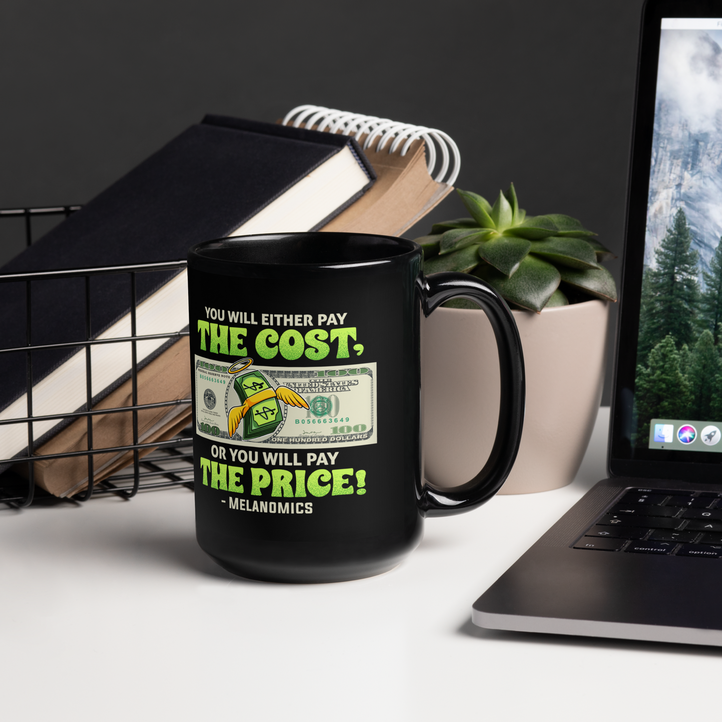 Black Glossy Mug