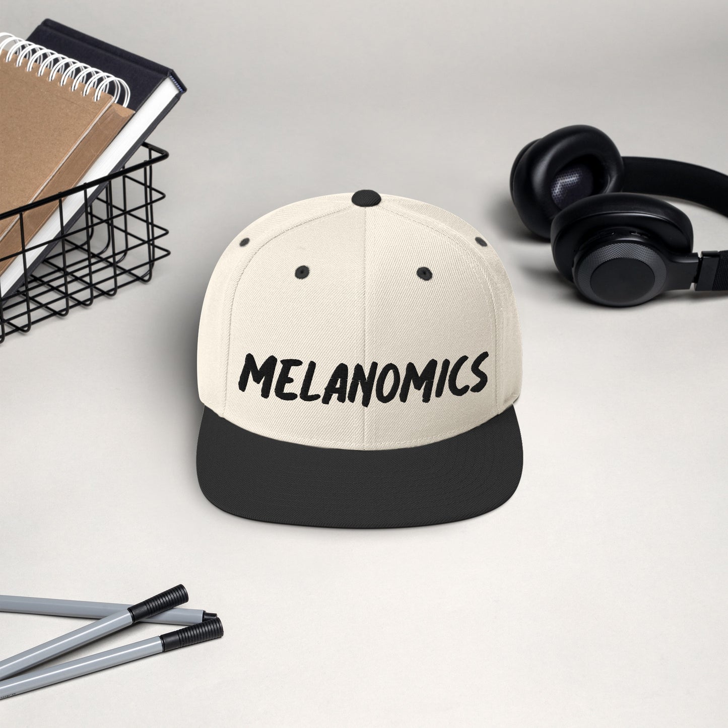 MELANOMICS CHALK Snapback Hat